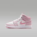 シューズ(女性用) Air Jordan 1 Mid \"Medium Soft Pink\" Nike GS ショップ Air Jordan1 Mid Soft Pink 靴 Nike GS AirJordan 1